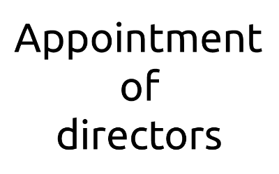 Appointment Of Directors