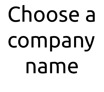 How to register a company in Zimbabwe : Choose a company name